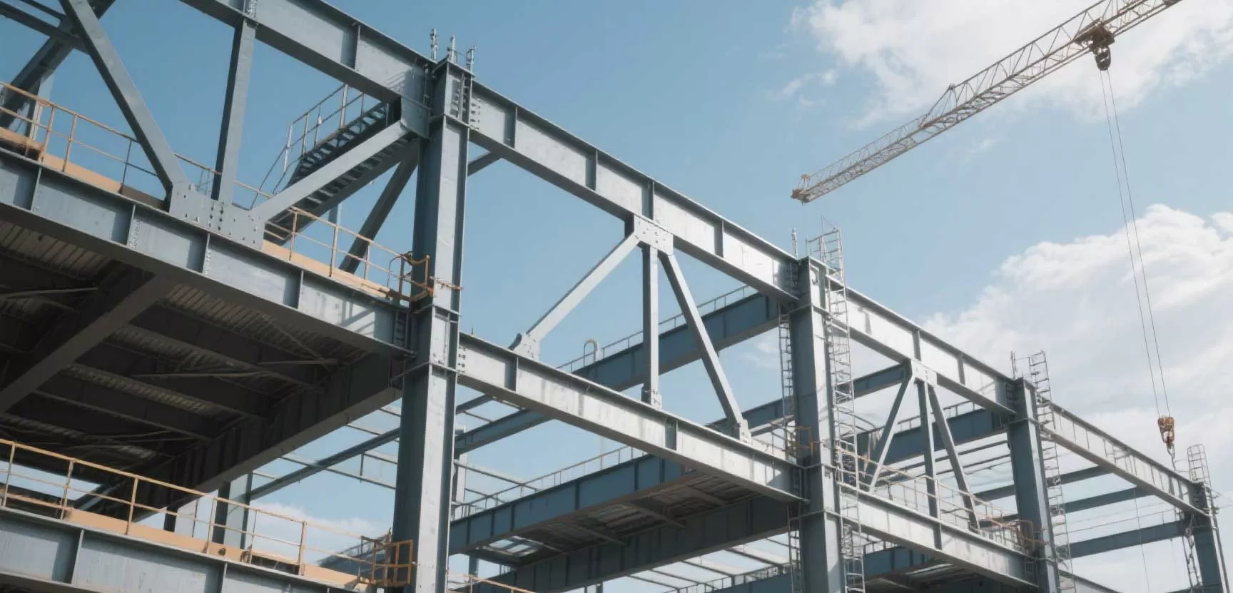Combination of Steel Structure Construction and Megasky Curtain Wall Combination of Steel Structure Construction and Megasky Curtain Wall