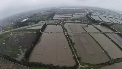 The Former Tidal Flats ''Transformation'' Glp Yueqing Intelligent Logistics Hub The Former Tidal Flats ''Transformation'' Glp Yueqing Intelligent Logistics Hub